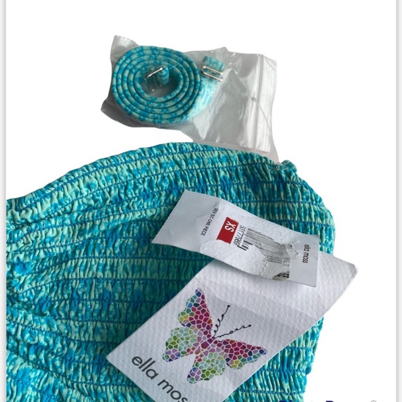 NWT Ella Moss Women's Sun Stream One-Piece Swimsuit XS reversible - Picture 5 of 7